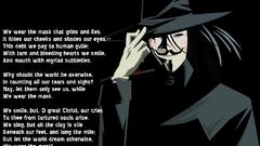 V for Vendetta wewearthemask