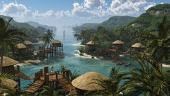 Vacation Boats jungle Islands