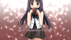 Valentine anime girls