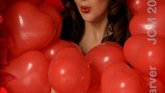 Valentine cleavage huge boobs Jordan Carver