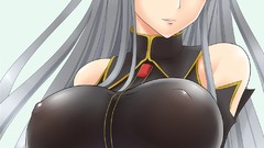 Valkyria chronicles hentai huge boobs holding boobs Selvaria 