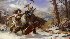 Valkyrie Vikings artwork wrath