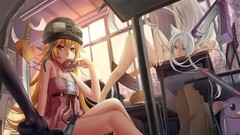 Vampire donuts blondes bakemonogatari hanekawa tsubasa 