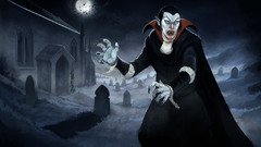 Vampire Dracula artwork graves
