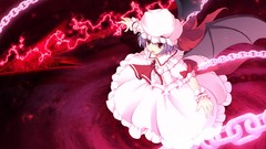 Vampires anime girls remilia scarlet touhou video games
