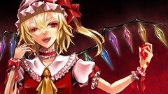 Vampires anime girls touhou flandre scarlet video games
