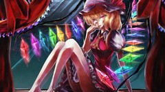 Vampires anime girls touhou flandre scarlet video games