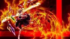 Vampires anime girls touhou flandre scarlet video games