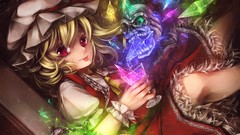 Vampires anime girls touhou flandre scarlet video games