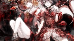 Vampires remilia scarlet touhou flandre scarlet