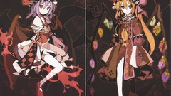 Vampires remilia scarlet touhou flandre scarlet