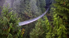 Vancouver British Columbia suspension bridge Capilano 