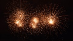 Vancouver fireworks skies