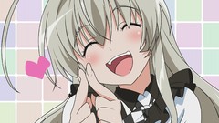 Vector Anime white hair long hair anime girls nyaruko