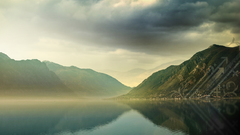 Vector arrows river water