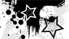 Vector grunge graphics splatters