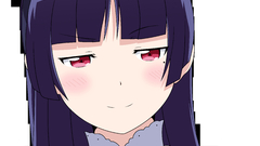 Vector purple hair red