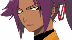 Vector purple hair shihouin