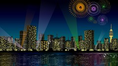 Vectors city skyline