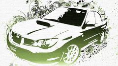 Vectors Subaru abstract cars