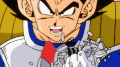 Vegeta dragon ball over