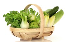 Vegetables baskets lettuce