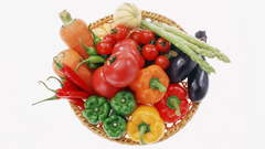 Vegetables food carrots baskets