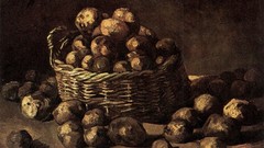 Vegetables still life baskets potatoes Vincent van Gogh artwork 