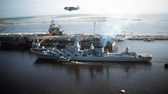Vehicles aircraft carriers. Warships