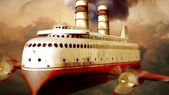 Vehicles airship dieselpunk