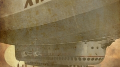 Vehicles airship dieselpunk retrofuture