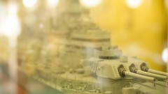 Vehicles battleships scale models