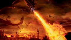 Vehicles Dragons Helicopters fire