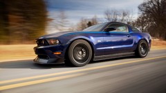 Vehicles Ford mustang muscle cars blue cars