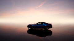 Vehicles Ford mustang muscle cars blue cars