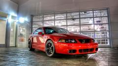 Vehicles Ford mustang red