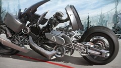 Vehicles futuristic motorbikes