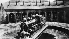 Vehicles railroad tracks trains