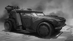 Vehicles science fiction artwork
