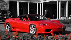 Vehicles selective coloring Ferrari