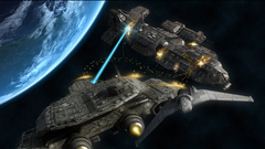 Vehicles stargate Daedalus spaceships