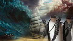 Vehicles water sail ships