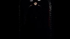 Vendetta white mask black