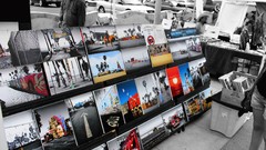 Venice Beaches artwork selective coloring