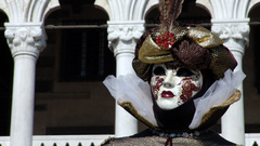 Venice carnival mask that