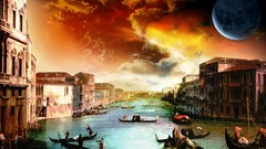 Venice paintings fantasy art