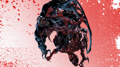 Venom Spider-Man blood splatters
