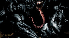 Venom Spider-Man red eyes