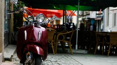 Vespa motorbikes