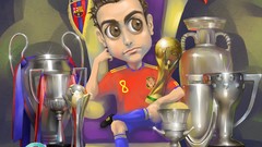 Victory soccer FC Barcelona la liga Xavi Hernandez Spain 